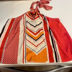 BANANA Republic halter top with fun orange design